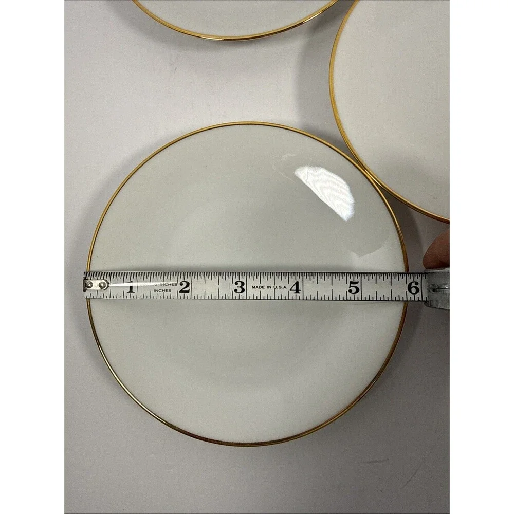 5 ANTIQUE HAVILAND DONHOFF SCHLEIGER 20 PARMELEE DOHRMANN BREAD BUTTER  PLATES